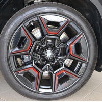 22 inch M lichtmetalen wielen Dubbelspaak (styling 922 M) in Bicolor Rot