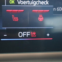 Stuurwielrand verwarmd