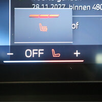 Elektrisch verwarmde voorstoelen