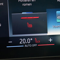 Elektrisch verwarmde voorstoelen