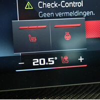 Elektrisch verwarmde voorstoelen