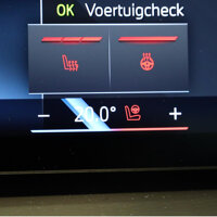 Elektrisch verwarmde voorstoelen