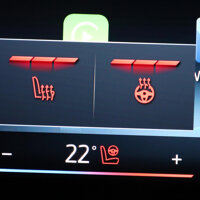 Elektrisch verwarmde voorstoelen