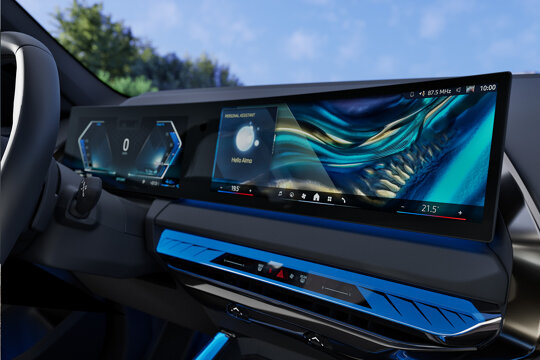 BMW Curved display x3 30e