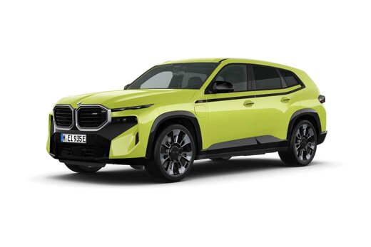 BMW_XM50E_Geel_Voorkant_Zijkant