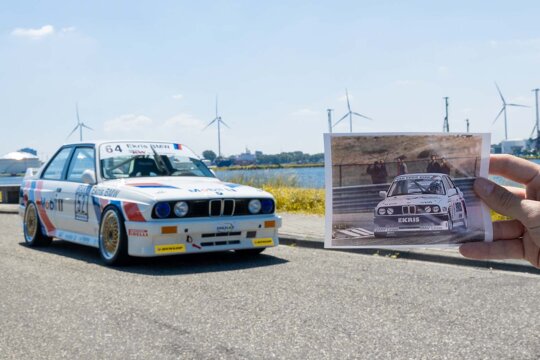 BMW-M3-E30-Classic-Racer-Fred-Krab-voorkant-oude-foto