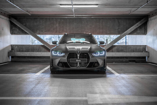 BMW_M3_Touring_Mat_Grijs_Exterieur_Voorkant