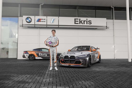 Maxime-Oosten-Ekris-BMW-M4-GT4-Aankondiging-Ekris-Pand-Tekst-Image