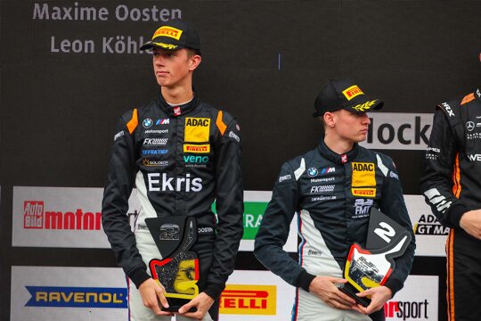 BMW-M4-GT3-Ekris-Maxime-Oosten-Leon-Kohler-Podium-Hockenheim