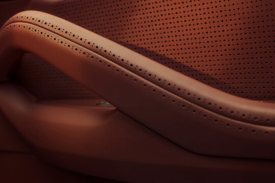 BMW Concept Skytop - interieur detail brogue-stijl