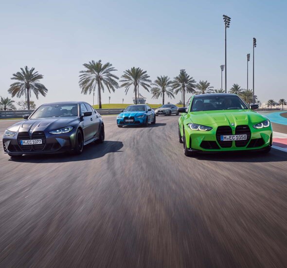 BMW-M3-Modellen-Voorkant-Rijdend-Circuit-Header-Mobile