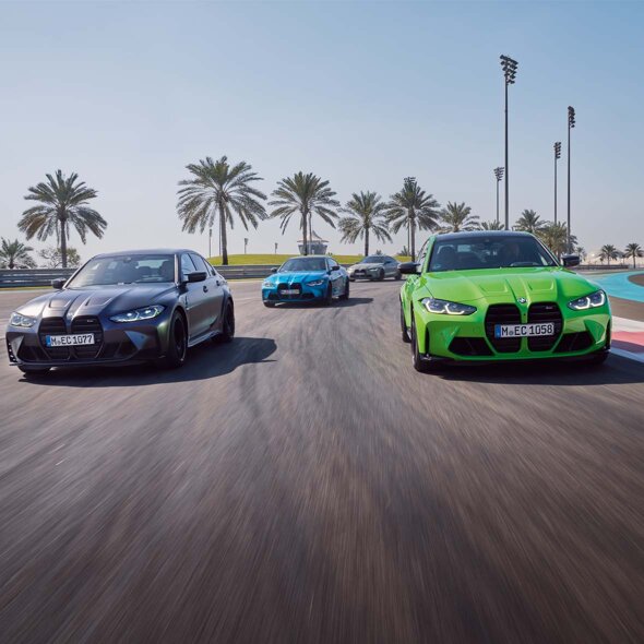 BMW-M3-Modellen-Voorkant-Rijdend-Circuit-Header-Mobile