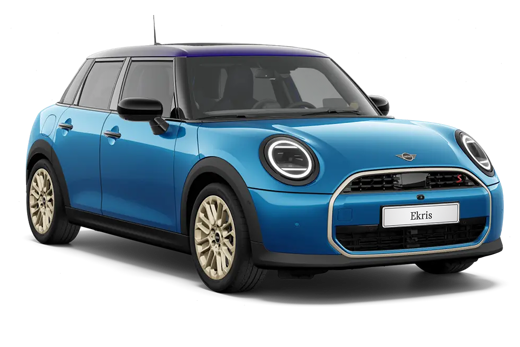 MINI_Cooper_5_Deurs_Blauw_Voorkant