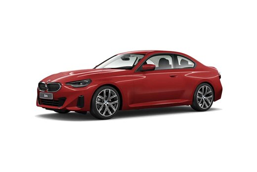 BMW-2-Serie-Coupé-rood-zijkant