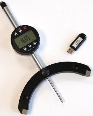 Radiusmeter met Wifi voor het zenden gemeten radiuswaarden