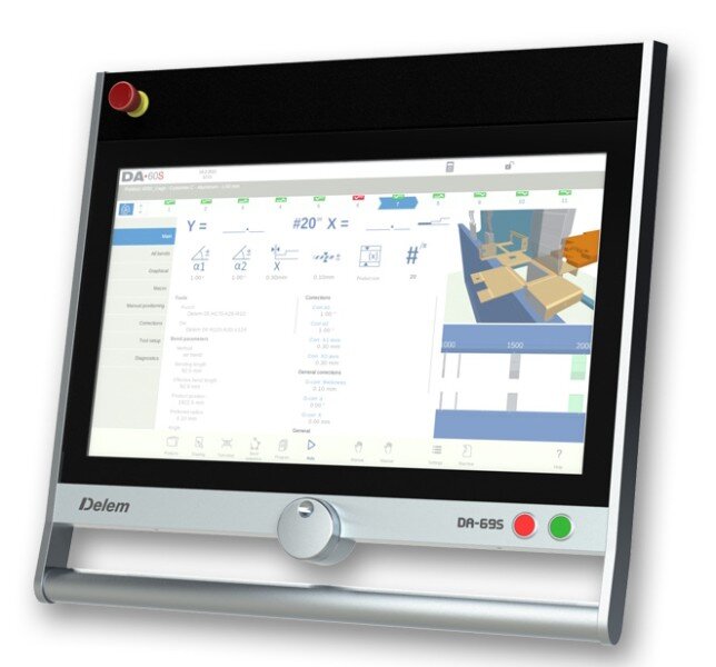 DELEM DA-69S 3D Touchscreen besturing
